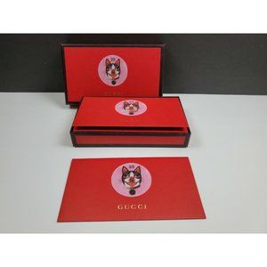 GUCCI 2018 Chinese New Year "Orso" Print (Year Of The Dog) Red Pocket Envelopes